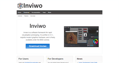 Desktop Screenshot of inviwo.org